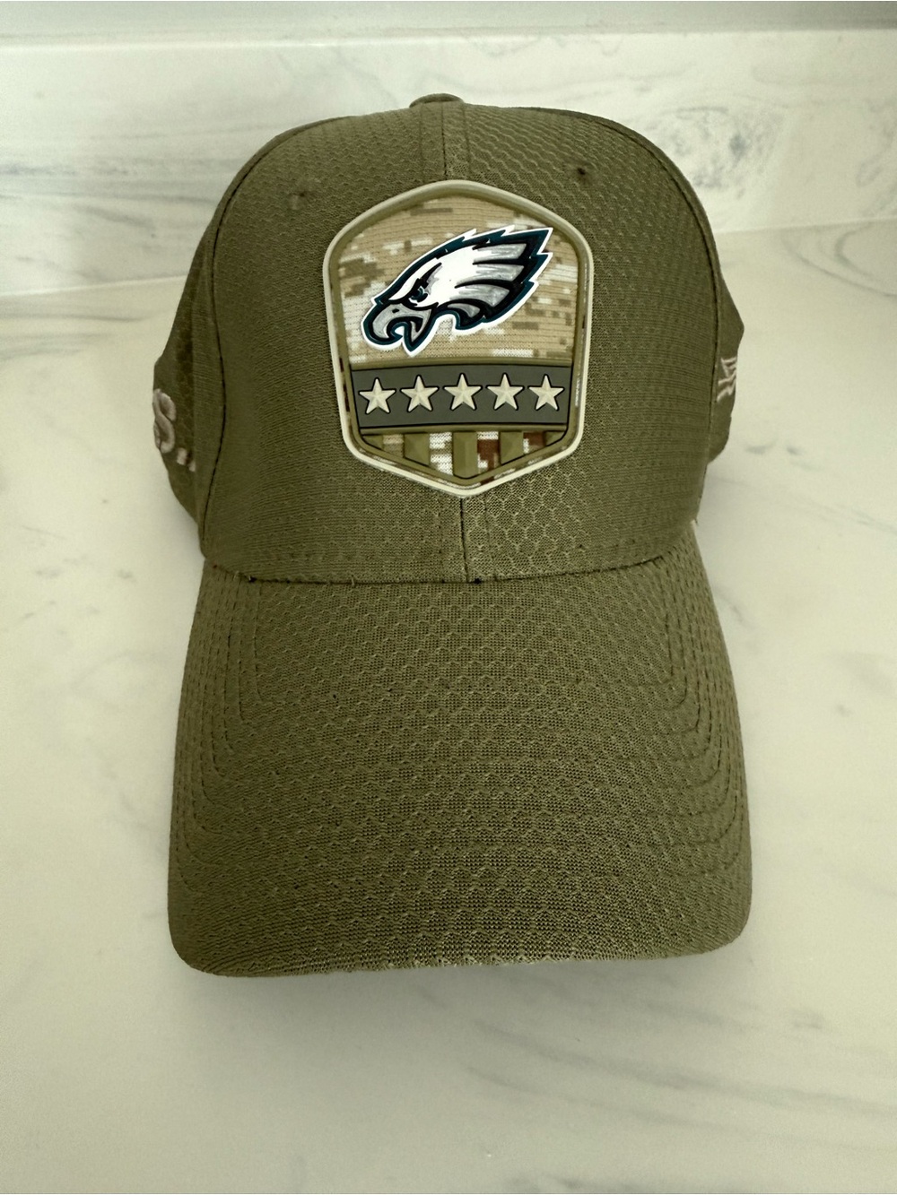 Philadelphia Eagles Salute to Service Olive Green Military Cap - Picture 2 of 6